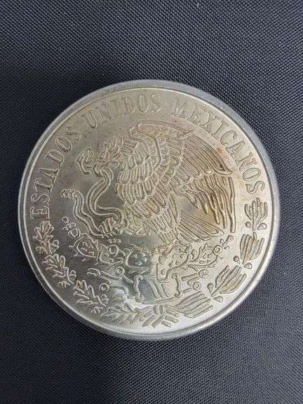 SILVER 1978 Mexican 100 Pesos coin, Morelos Coin