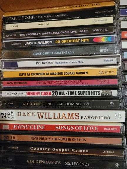 Box full of Music CD's