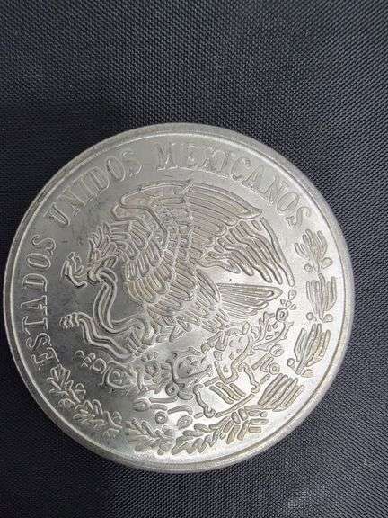 SILVER 1978 Mexican 100 Pesos coin, Morelos Coin