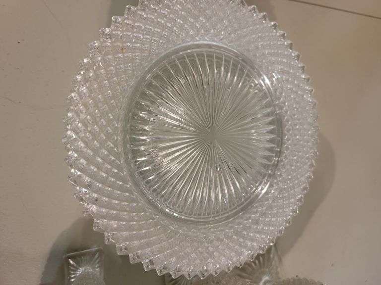Miss America Clear Depression Glass Set