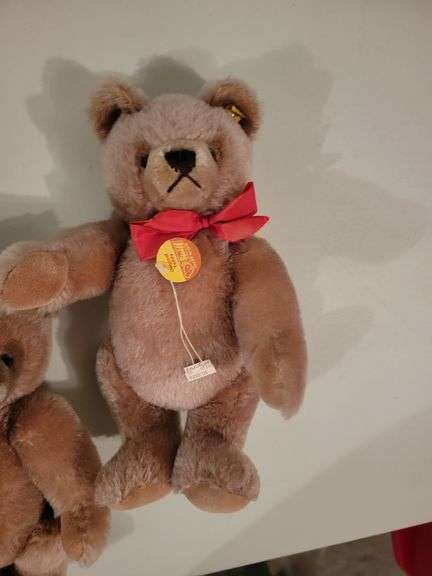 3 Authentic Vintage Steiff Bears and 1 Koala