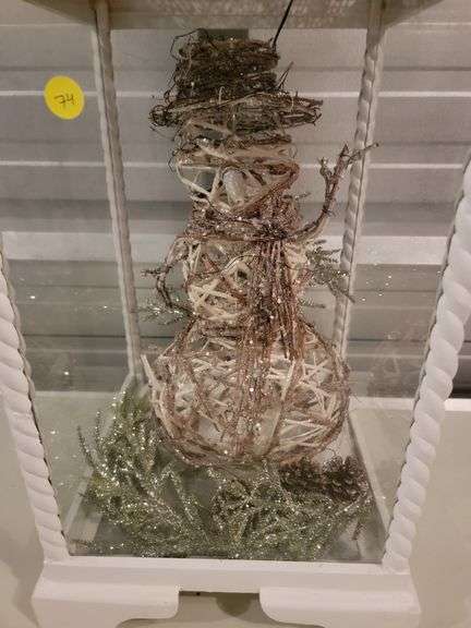 Winter Snowman Display