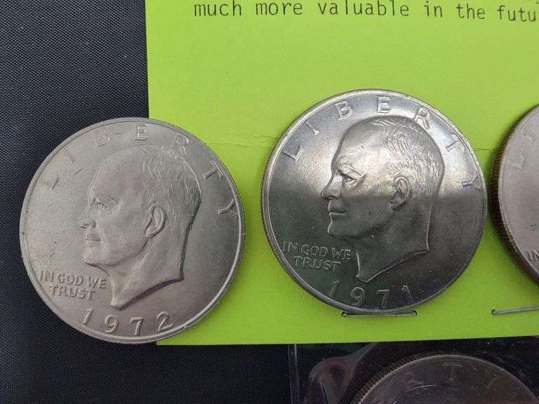 8 Dwight D. Eisenhower Dollars