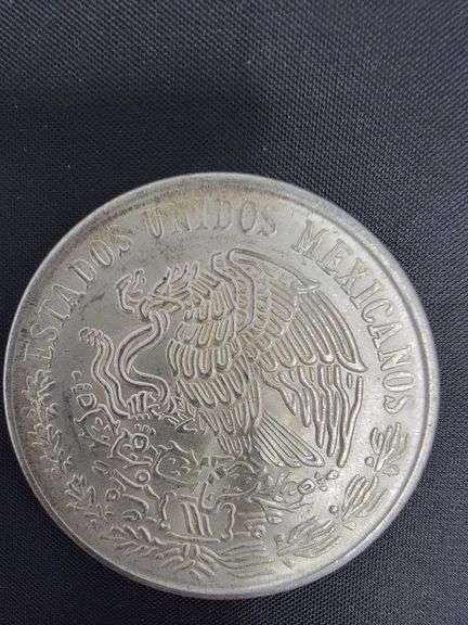 SILVER 1978 Mexican 100 Pesos coin, Morelos Coin