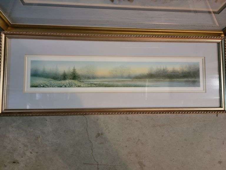 Mary Bertrand signed limited edition print and Arnold Alaniz signed print