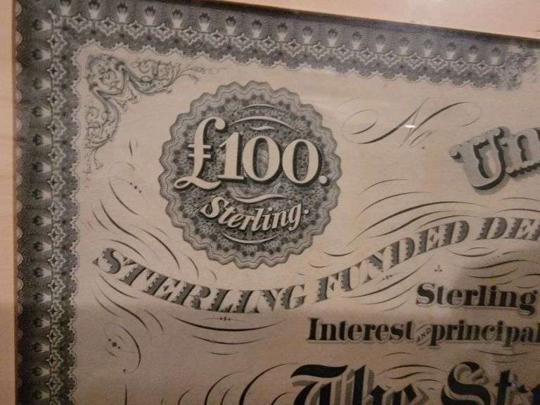 Sterling Funded Debt, the State of South Carolina, April 1, 1871