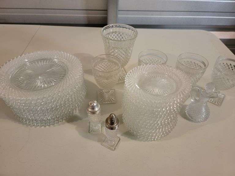 Miss America Clear Depression Glass Set