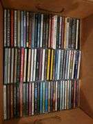 Box full of Music CD's