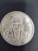 SILVER 1978 Mexican 100 Pesos coin, Morelos Coin