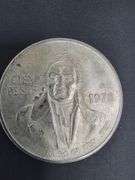 SILVER 1978 Mexican 100 Pesos coin, Morelos Coin