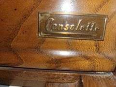 Kimball Consolette Console Player Piano with music and bench