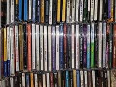 Plastic Tote Containing Music Cd's