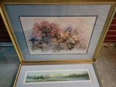 Mary Bertrand signed limited edition print and Arnold Alaniz signed print