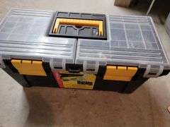 Toolbox with hand tools
