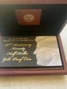 50th Anniversary Kennedy Half Dollar Gold Proof Coin NO Buyers Premium or Tax