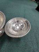 1076 grams Sterling Silver Dishes, Weighted