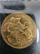 1907 Gold British Sovereign Coin