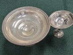 1076 grams Sterling Silver Dishes, Weighted