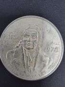 SILVER 1978 Mexican 100 Pesos coin, Morelos Coin