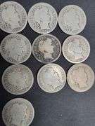 18 Silver Dimes and 3 40% Silver Half Dollars