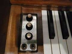 Kimball Consolette Console Player Piano with music and bench