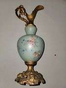 Wavecrest Opaque Glass Ewer Decorative Piece