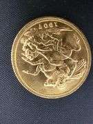 1907 Gold British Sovereign Coin