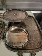 Silver Plated Trays and Servers