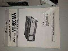 Hitachi VT-680MA Portable VTR