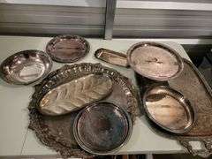 Silver Plated Trays and Servers