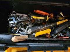 Toolbox with hand tools