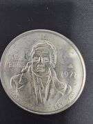 SILVER 1978 Mexican 100 Pesos coin, Morelos Coin