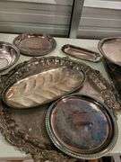 Silver Plated Trays and Servers