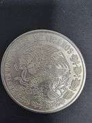 SILVER 1977 Mexican 100 Pesos coin, Morelos Coin