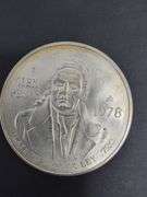 SILVER 1978 Mexican 100 Pesos coin, Morelos Coin
