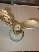 Wavecrest Opaque Glass Ewer Decorative Piece