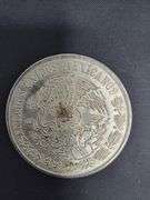 SILVER 1977 Mexican 100 Pesos coin, Morelos Coin