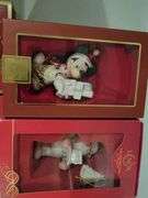 Collection of Lenox Christmas ornaments in the box