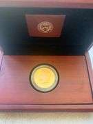 50th Anniversary Kennedy Half Dollar Gold Proof Coin NO Buyers Premium or Tax