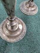 PRELUDE  2663 grams Sterling Silver Candle Holders, Weighted
