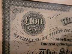 Sterling Funded Debt, the State of South Carolina, April 1, 1871