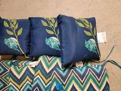 Seat cushions and outdoor pillows