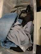 Two Totes of Women's Clothes, Some New with Tags