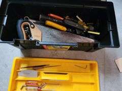 Toolbox with hand tools