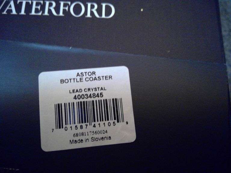 Waterford Astor Bottle Coaster, Lismore Candy Bud Vase