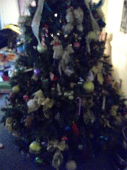 Full, Beautiful Decorated Christmas Tree
