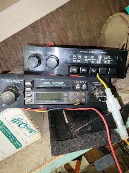 Old Zenith Radio and Car Stereos