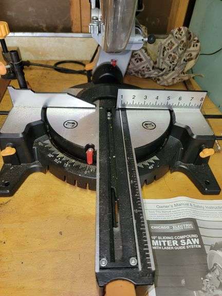 Chicago  10" Compound Slide Miter Saw