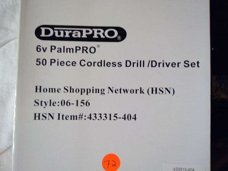 50 pc. Cordless Drill Driver