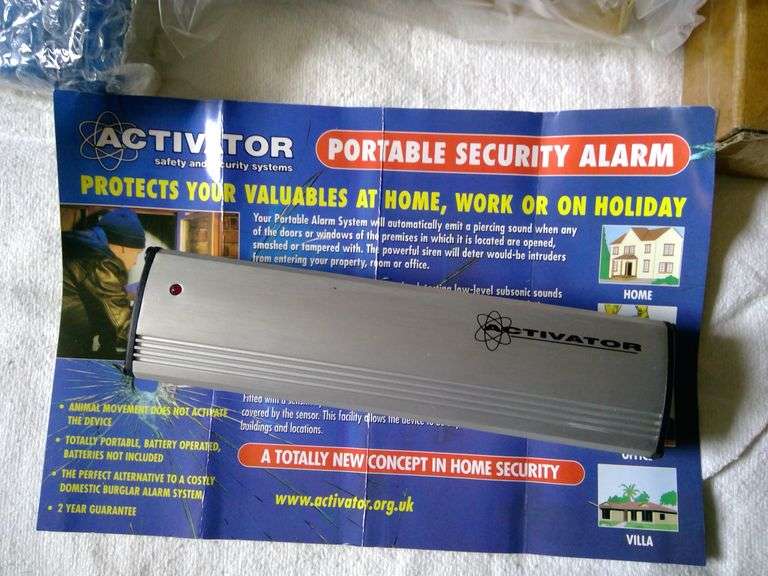 Portable Security Alarm, Laser Scissors, Tile/Glass Cutter